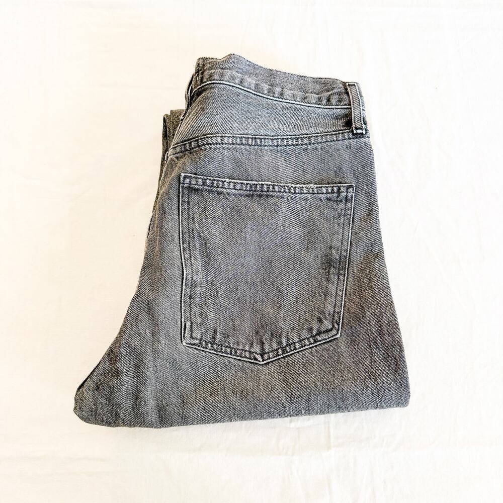 AGOLDE 90's Jean Style A069-1346 Charcoal Black Button Fly Denim Jeans Size 29